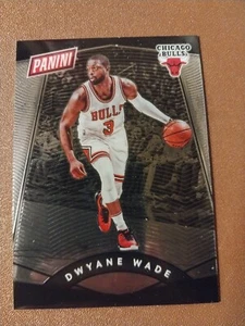 2017 DWYANE WADE PANINI DIE NATIONALE NBA-KARTE #54 CHICAGO BULLS MIAMI HITZEBLITZ - Bild 1 von 2