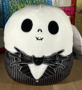 Peluche Squishmallow Nightmare Before Christmas Jack Skellington 8" nuovo con etichetta - Foto 1 di 7