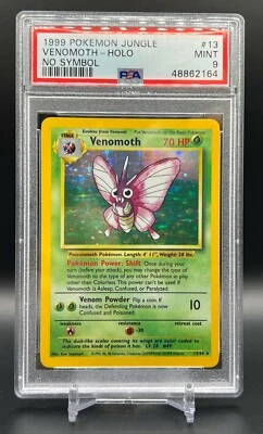 1999 POKEMON JUNGLE VENOMOTH NO SYMBOL 13/64 PSA9 - Image 1 of 2