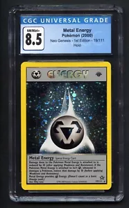 Metal Energy Holo Pokemon Card 1st Edition Neo Genesis 19/111 ARK PSA CGC 8.5 - Picture 1 of 2