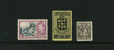 St. Lucia Scott # 124-127 VF OG NH Stamps Cat $40 British Colony