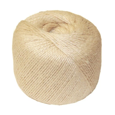 Sisalkordel Paketschnur 485m 2,5kg Natur Sisal Bindfaden 70kg 2-fach gedreht - Bild 1 von 2