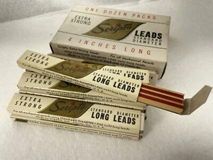 Vintage nos SCRIPTO Mechanical Pencil Leads ~ RED 0.046 / 1.18mm ~ $5 ship/+Free - Picture 1 of 1