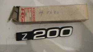 KAWASAKI 56018-265 LOGO Z200 SCRITTA Sticker Emblem Side Cover - Picture 1 of 1