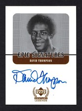 1999 Upper Deck -Century Legends - Epic Signatures David Thompson #DT Autograph