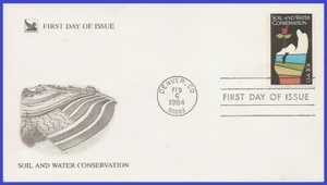 USA3 #2074 LECTORES U/A DIGEST FDC Conservación de suelo y agua - Imagen 1 de 1