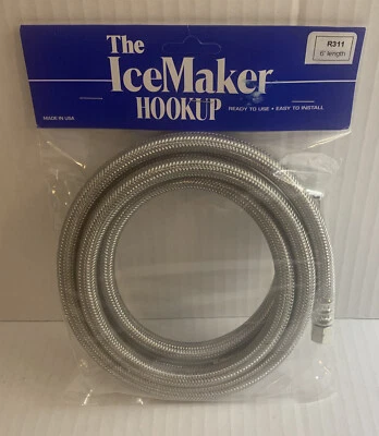 La máquina de hielo de acero inoxidable gancho 5’ 1/4C X 1/4C (HECHA EN EE. UU.) ENVÍO RÁPIDO NUEVO Foto 1 de 3