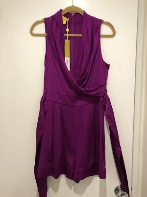 NUEVO CON ETIQUETAS CATHERINE MALANDRINO - MAMELUCO, JERSEY, SHORTS en MAGENTA/ORQUÍDEA... NUEVO Foto 1 de 4