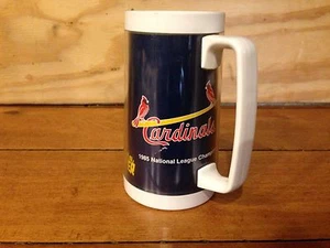 VINTAGE 1985 ST. LOUIS CARDINALS NATIONAL LEAGUE CHAMPS 6" PLASTIC MUG BUD LIGHT - Picture 1 of 2