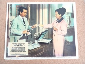 Original Lobby Card 10 x 8 Hotel - Rod Taylor Catherine Spaak Karl Malden D