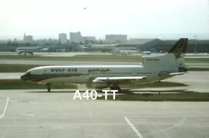 A4O-TY / A4O-TT : Lockheed L1011 Tristar : Gulf Air : 35mm slides - sb66c - Picture 1 of 2