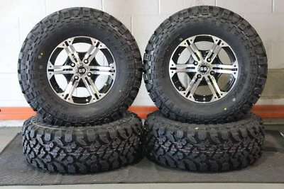 YAMAHA VIKING 700 28" KLEVER X/T RADIAL ATV TIRE 14" VIPER M/B WHEEL KIT IRS11K - Image 1 of 4