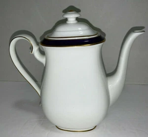 Tetera blanca HEINRICH Alemania Villeroy & Boch ROYAL KOBALT Bone China con cobalto - Imagen 1 de 12