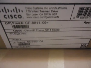 Cisco IP Phone CP-8811-K9 VoIP Phone . - Photo 1/13