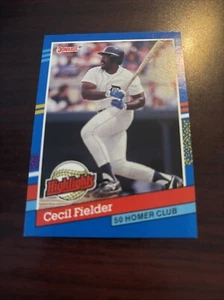 1991 Donruss Highlights Bonus Cards #BC-5 Cecil Fielder Detroit Tigers - Picture 1 of 1