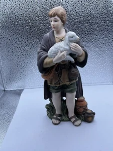 Hirte hält Lamm Ersatzstück Kirkland 13-teiliges Krippenset 75177 - Bild 1 von 3