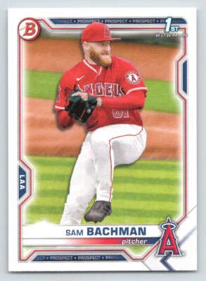 2021 Bowman Draft #BD196 Sam Bachman (ref 223613) - Image 1 of 2