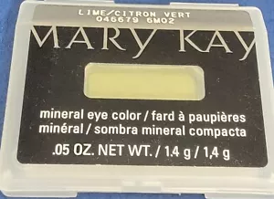 New In Package Mary Kay Mineral Eye Color LIME .05oz 046679 5B10 - Picture 1 of 3