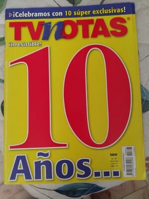 TV Notas Revista Magazine 10 Anos! July 2004 - Image 1 of 2