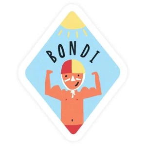 Sunday Paper Vinyl Bumper Sticker - Bondi - Picture 1 of 1