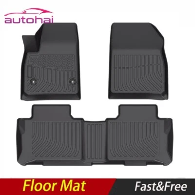 Alfombrillas revestimiento de piso para GMC Acadia/Acadia Denali 2017-2022 revestimiento de carga 3 piezas Foto 1 de 4