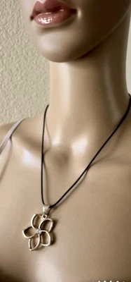 Sterling Silver 925 Lapis Lazuli Pendant And Silver Chain 2" Necklace Boho - Image 1 of 4