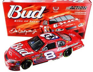Dale Earnhardt Jr 8 Budweiser 2005 Monte Carlo Maßstab 1:24 Druckguss.  Autogramm - Bild 1 von 1