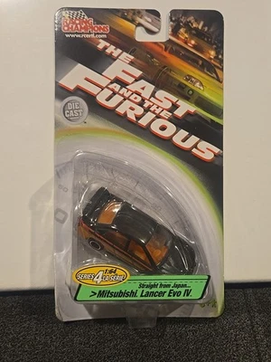 Sealed RACING CHAMPIONS The Fast And Furious MITSUBISHI LANCER EVO IV Series 4 - Image 1 of 4