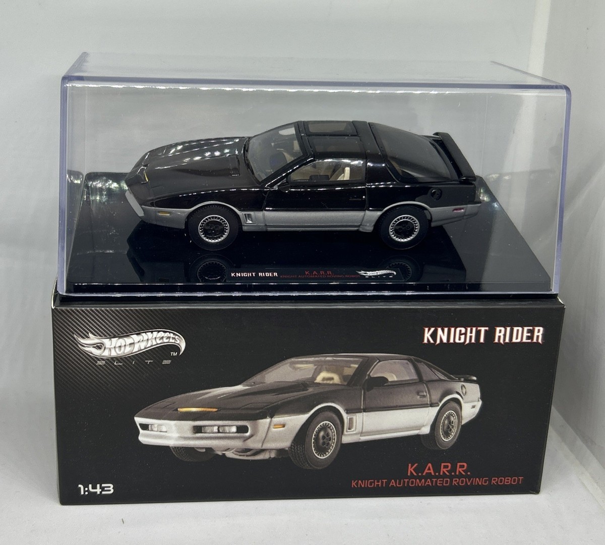 hotwheels elite knight rider K.I.T.T 開封済 hotwheels elite knight