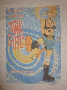TANK GIRL T-SHIRT -LARGE- * DOUBLE SIDED 1995 ORIGINAL * VINTAGE COMIC FILM PUNK - Bild 1 von 7