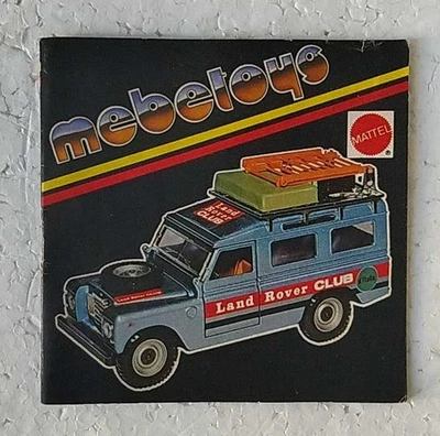 mebetoys mattel vecchia brochure vintage modellini auto scala 1/25 1/43 anni 70 - Immagine 1 di 4