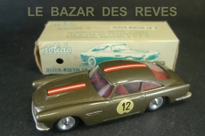 SOLIDO FRANCE.  ASTON MARTIN DB4.    REF:   111.   + Boite. - Photo 1/4