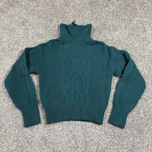 Lululemon Cable Knit Green Oversized Half Zip Sweater Size M - Picture 1 of 6