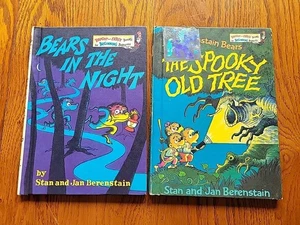Vtg 1971 Berenstain Bears in the Night The Spooky Old Tree 1978 Beginner Books - Imagen 1 de 22