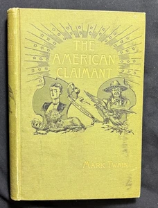 Mark Twain The American Claimant Webster NY 1892 sehr guter Zustand USA 1/1 - Bild 1 von 6