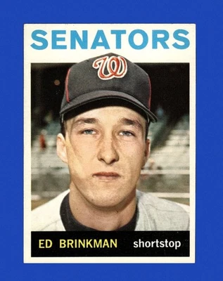 1964 Topps Set-Break # 46 Ed Brinkman como nuevo *GMCARDS* Foto 1 de 2