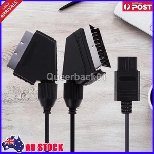 21 Pin Euro Scart Plug Cord for Nintendo SNES Gamecube and N64 Console - Picture 1 of 7