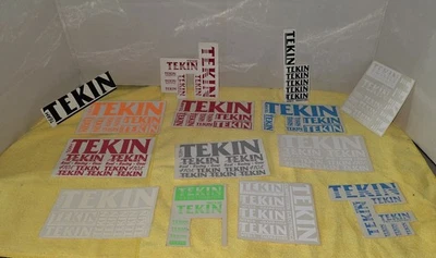 Tekin R/C - Huge Lot of Vintage Stickers - For Controllers Cars Etc.  LQQK! 410K - Image 1 of 4