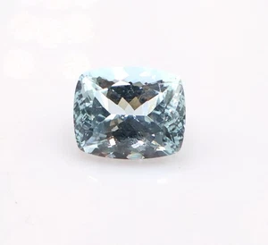 Natural Aquamarine Faceted Cut, Wholesale Aquamarine Cushion, Faceted Gemstone - Bild 1 von 4