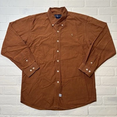 Camisa Polo Ralph Lauren Abotonada Para Hombres 15 1/2 - 33 Algodón Calce Clásico Foto 1 de 4