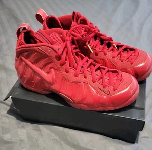 Size 14 - Nike Air Foamposite Pro Gym Red October Men’s 624041-603 Preowned - Picture 1 of 12