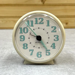 Vintage Westclox EZ Read Luminous Alarm Clock Wind Up Model 15136 NEW - Picture 1 of 12