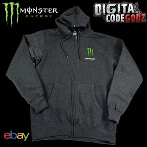 Monster Energy Gear 2025 Promo Clubhouse Zip-Up Hoodie - New/Sealed - XL Size - Picture 1 of 4