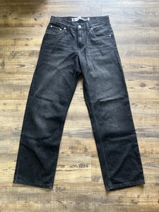 Levi's Silvertab Stay Loose 5-pocket Denim Skater Jeans Black Youth Boys Size 16 - Picture 1 of 6