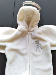 Kids ANGEL Plush Halloween Dress Up Chrisha White Body Costume Sz M Ages 4 6 New - Picture 1 of 9