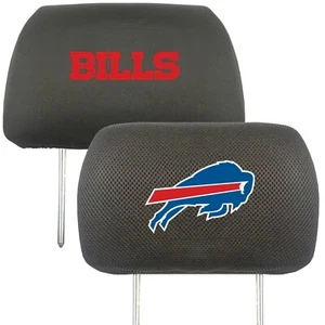 Fanmats NFL Buffalo Bills 2-Piece Embroidered Headrest Covers - Picture 1 of 2