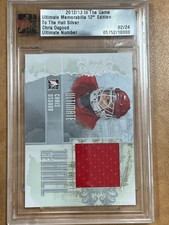 2012-13 ITG Ultimate Memorabilia 12th edition Hall Silver Chris Osgood /24