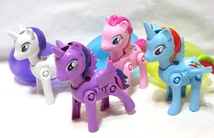 KNOCKOFF TRANSFORMING MY LITTLE PONY FIGURE * Uova - Deformazione * Poey - 4" - Foto 1 di 5