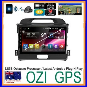 KIA SPORTAGE 2010-2013 GPS WIRELESS CARPLAY ANDROID AUTO DAB+ DVR TPMS HEAD UNIT - Picture 1 of 10