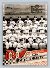 2020 Topps Decades' Best Series 2 #DB-5 New York Giants New York Giants